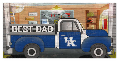 Kentucky Wildcats Best Dad Truck Sign - 6
