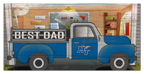 Middle Tennessee State Best Dad Truck Sign - 6