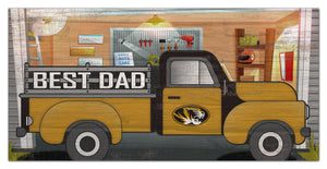 Missouri Tigers Best Dad Truck Sign - 6"x12"