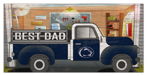 Penn State Nittany Lions Best Dad Truck Sign - 6"x12"