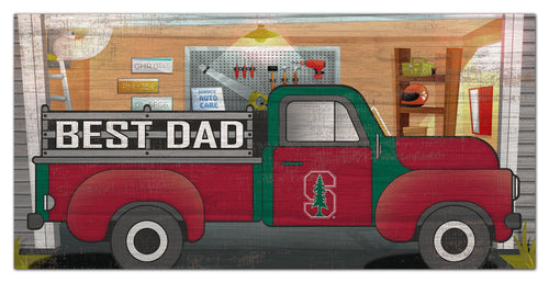 Stanford Cardinal Best Dad Truck Sign - 6