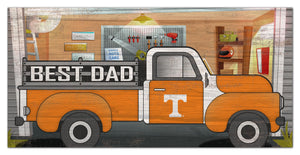 Tennessee Volunteers Best Dad Truck Sign - 6"x12"