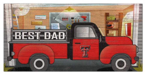 Texas Tech Red Raiders Best Dad Truck Sign - 6