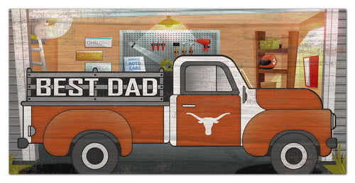 Texas Longhorns Best Dad Truck Sign - 6