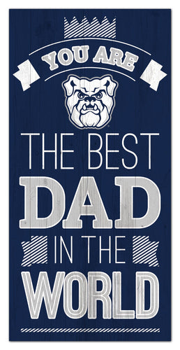 Butler Bulldogs Best Dad Wood Sign - 6