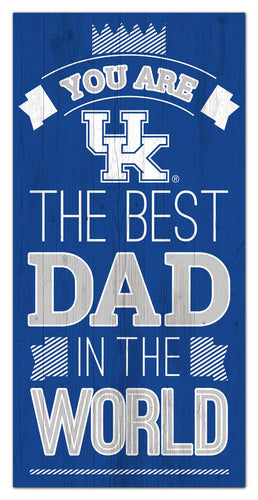 Kentucky Wildcats Best Dad Wood Sign - 6