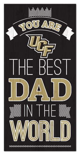 UCF Golden Knights Best Dad Wood Sign - 6