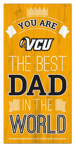VCU Rams Best Dad Wood Sign - 6