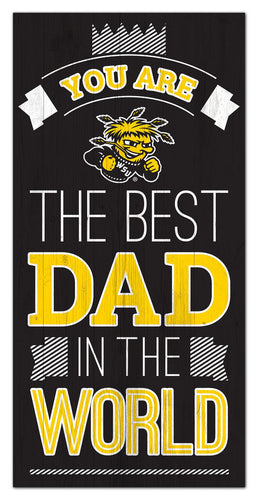 Wichita State Shockers Best Dad Wood Sign - 6