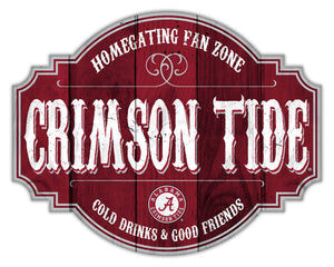 Alabama Crimson Tide Homegating Wood Tavern Sign - 24"