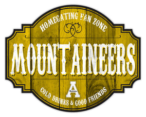 Appalachian State Mountaineers Homegating Wood Tavern Sign - 12"