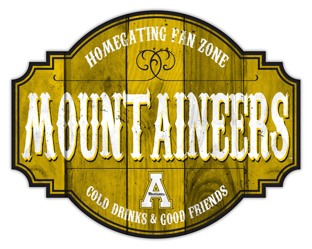Appalachian State Mountaineers Homegating Wood Tavern Sign - 12