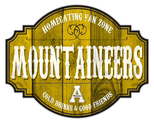 Appalachian State Mountaineers Homegating Wood Tavern Sign - 24