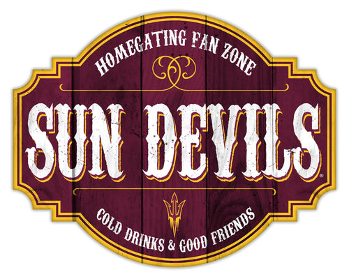Arizona State Sun Devils Homegating Wood Tavern Sign - 24
