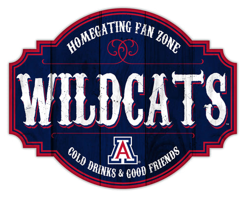 Arizona Wildcats Homegating Wood Tavern Sign - 12