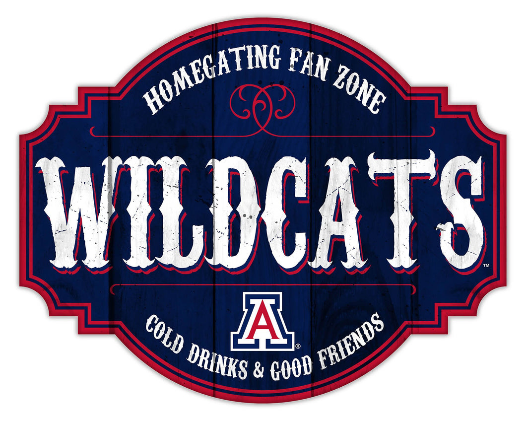 Arizona Wildcats Homegating Wood Tavern Sign - 24
