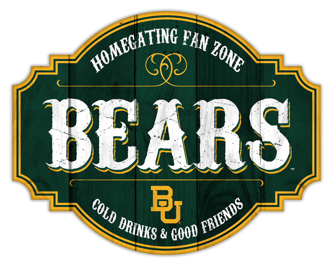 Baylor Bears Homegating Wood Tavern Sign - 12