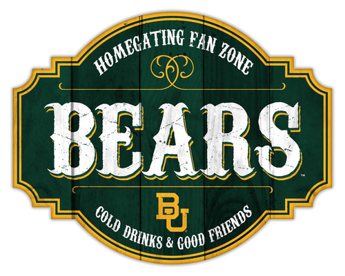 Baylor Bears Homegating Wood Tavern Sign - 24