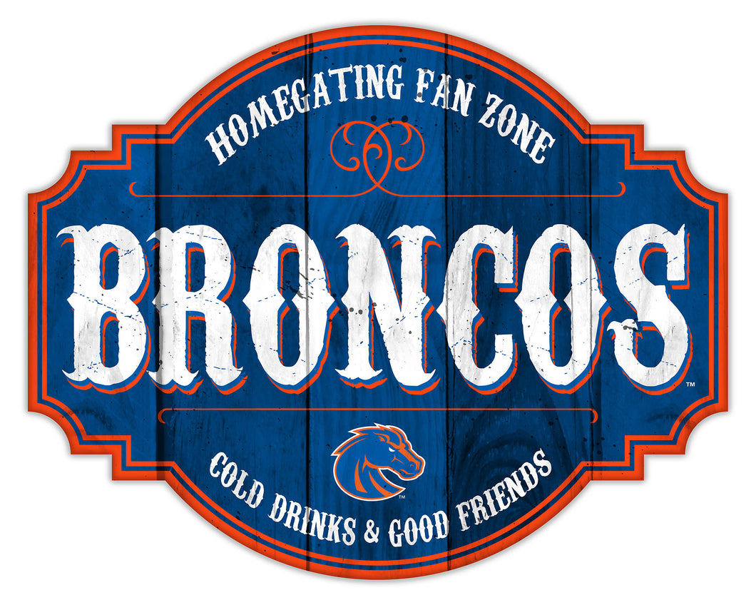 Boise State Broncos Homegating Wood Tavern Sign - 12