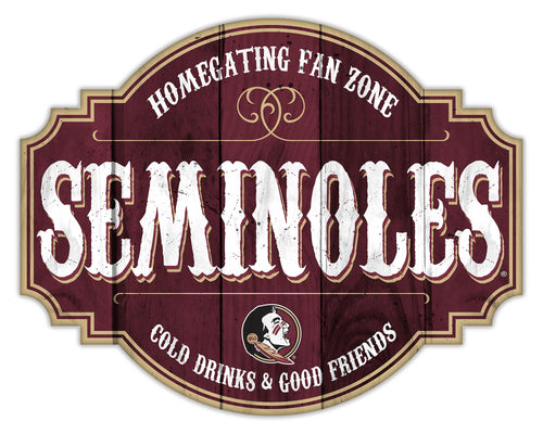 Florida State Seminoles Homegating Wood Tavern Sign - 12