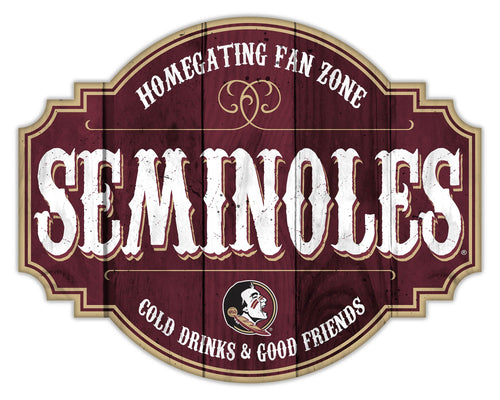 Florida State Seminoles Homegating Wood Tavern Sign - 24