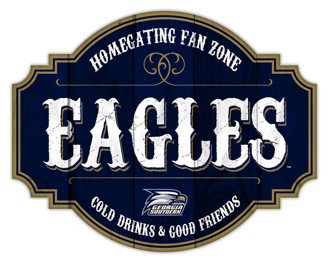 Georgia Southern Eagles Homegating Wood Tavern Sign - 12