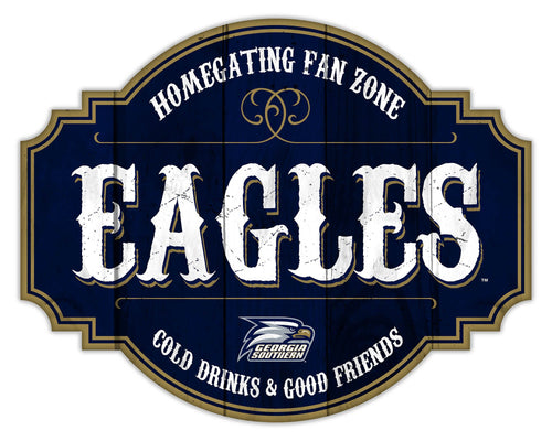 Georgia Southern Eagles Homegating Wood Tavern Sign - 24