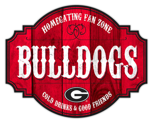 Georgia Bulldogs Homegating Wood Tavern Sign - 12