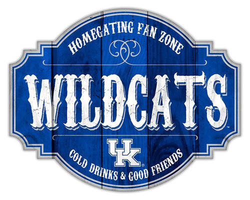 Kentucky Wildcats Homegating Wood Tavern Sign - 24