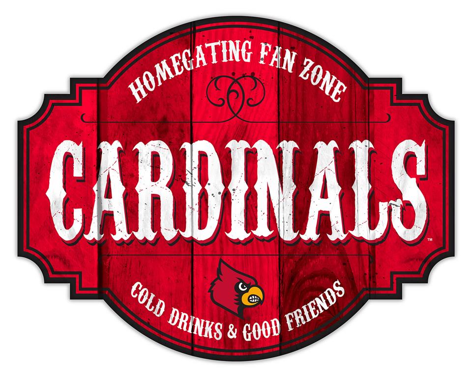 Louisville Cardinals Homegating Wood Tavern Sign - 12