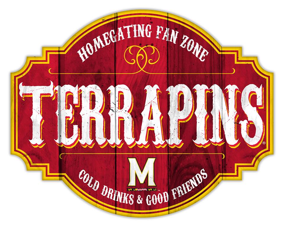 Maryland Terrapins Homegating Wood Tavern Sign - 12