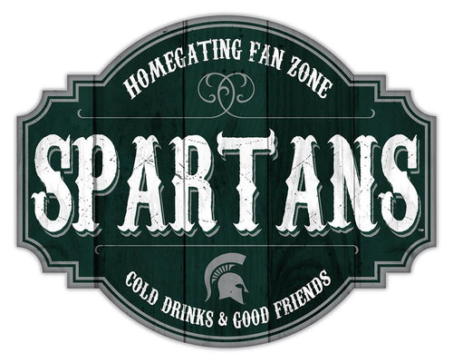 Michigan State Spartans Homegating Wood Tavern Sign - 24