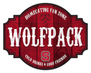 NC State Wolfpack Homegating Wood Tavern Sign - 24"