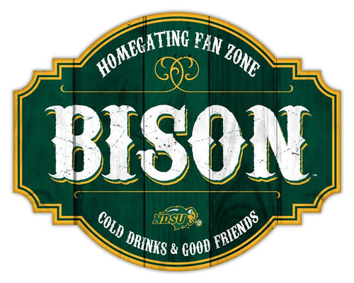 North Dakota State Bison Homegating Wood Tavern Sign - 24