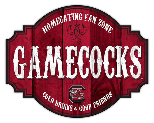 South Carolina Gamecocks Homegating Wood Tavern Sign - 12