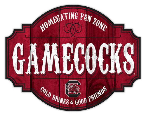 South Carolina Gamecocks Homegating Wood Tavern Sign - 24