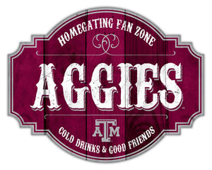 Texas A&M Aggies Homegating Wood Tavern Sign - 24"