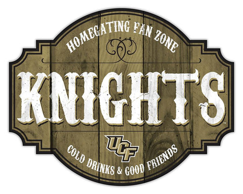 UCF Golden Knights Homegating Wood Tavern Sign - 12