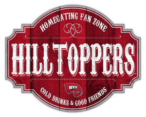 Western Kentucky Hilltoppers Homegating Wood Tavern Sign - 24"