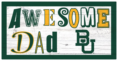 Baylor Bears Awesome Dad Wood Sign - 6