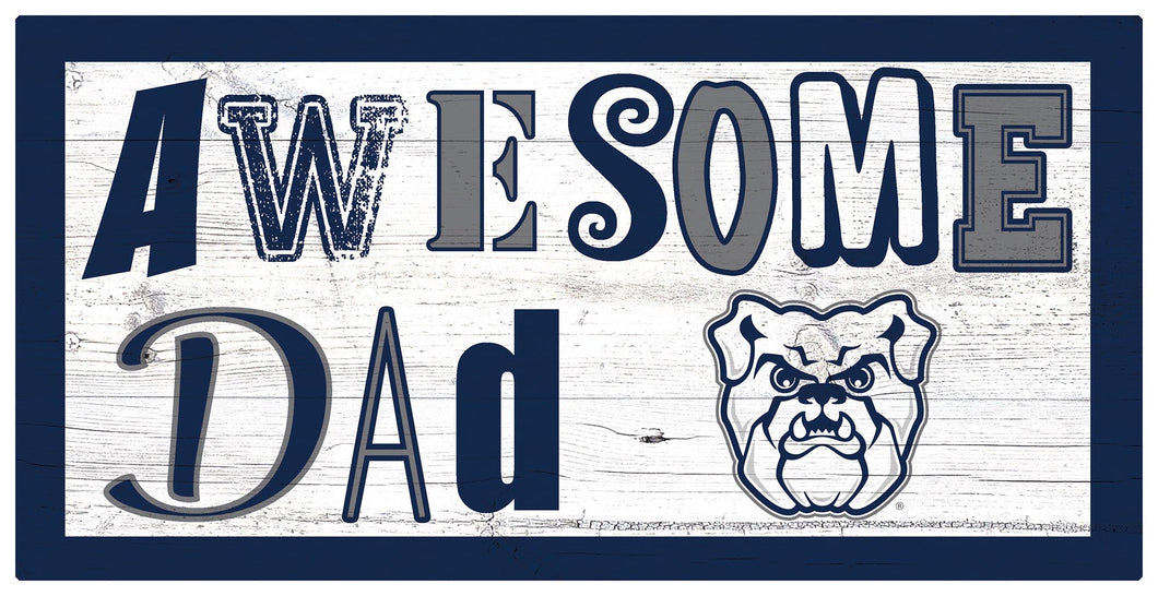 Butler Bulldogs Awesome Dad Wood Sign - 6
