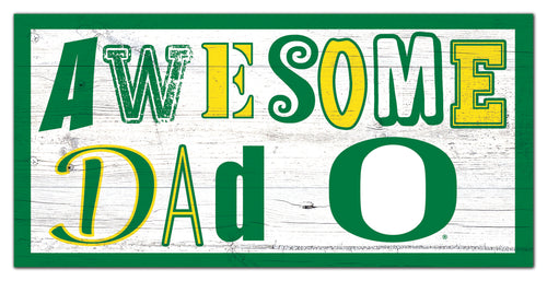Oregon Ducks Awesome Dad Wood Sign - 6