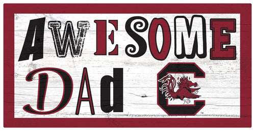 South Carolina Gamecocks Awesome Dad Wood Sign - 6