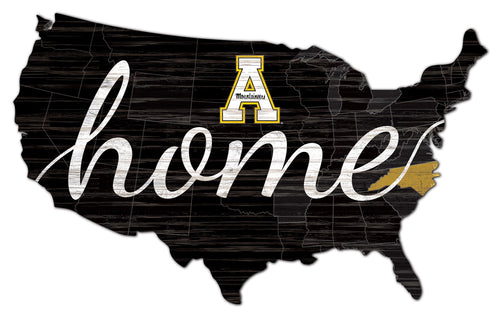 Appalachian State Mountaineers  USA Shape Home Cutout