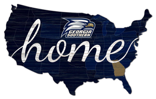 Georgia Southern Eagles USA Shape Home Cutout