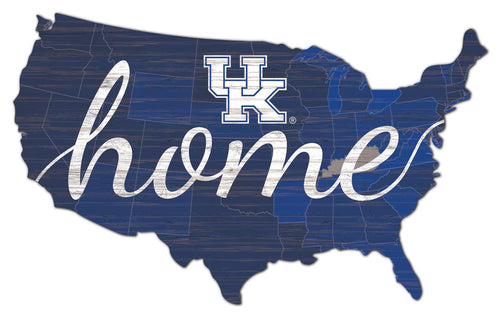 Kentucky Wildcats USA Shape Home Cutout