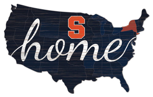 Syracuse Orange USA Shape Home Cutout