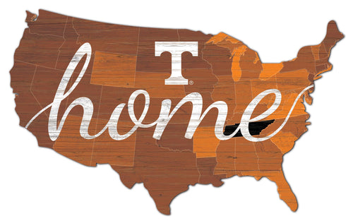 Tennessee Volunteers USA Shape Home Cutout