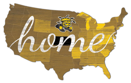 Wichita State Shockers USA Shape Home Cutout