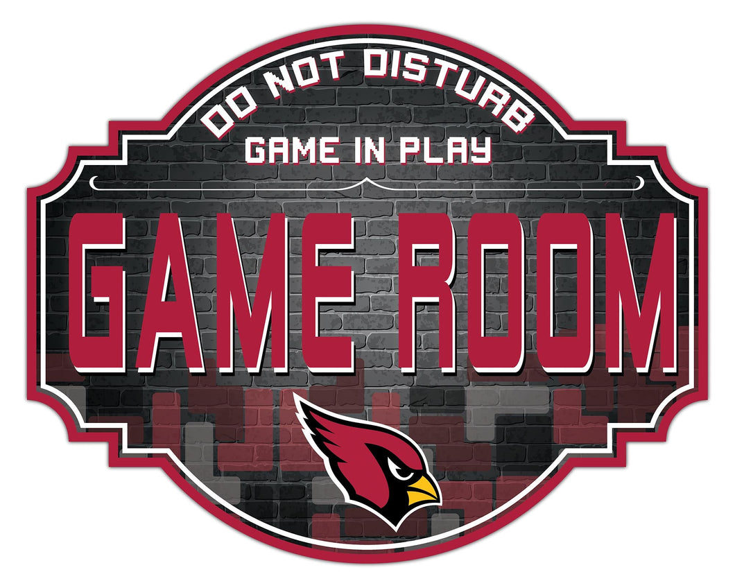 Arizona Cardinals Game Room Wood Tavern Sign -12